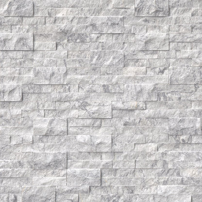 6x24 Arabescato Natural-Look Matte Textured Marble Tile