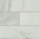 4x12 Arabescato Natural-Look Honed Smooth Marble Tile