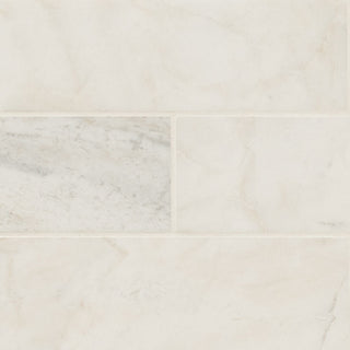 4x12 Arabescato Natural-Look Honed Smooth Marble Tile