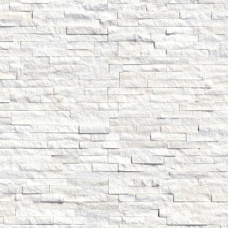 6x24 Arctic Natural-Look Matte Textured Marble Tile