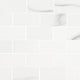 2x4 Aria Bianco Marble-Look Polished Smooth Porcelain Tile