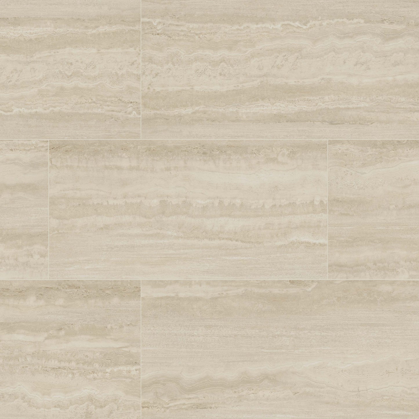 24x48 Assos Travertine-Look Matte Smooth Porcelain Tile