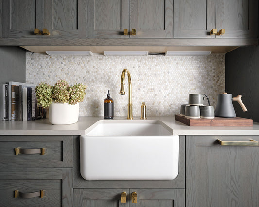 12x12 Athena Penny Round Mosaic Natural-Look Honed Smooth Marble Tile