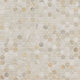 12x12 Athena Penny Round Mosaic Natural-Look Honed Smooth Marble Tile