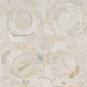 12x12 Athena Circle Framed Mosaic Natural-Look Polished Smooth Marble Tile