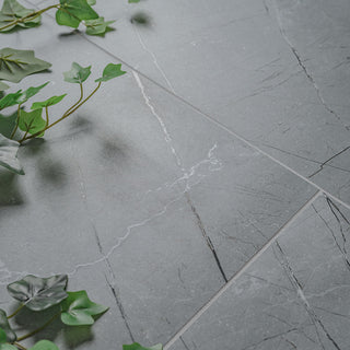 Aylana Grey - 12x24 Aylana Stone-Look Matte Smooth Porcelain Tile