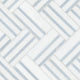 12x12 Azula Herringbone Mosaic Natural-Look Polished Smooth Marble Tile
