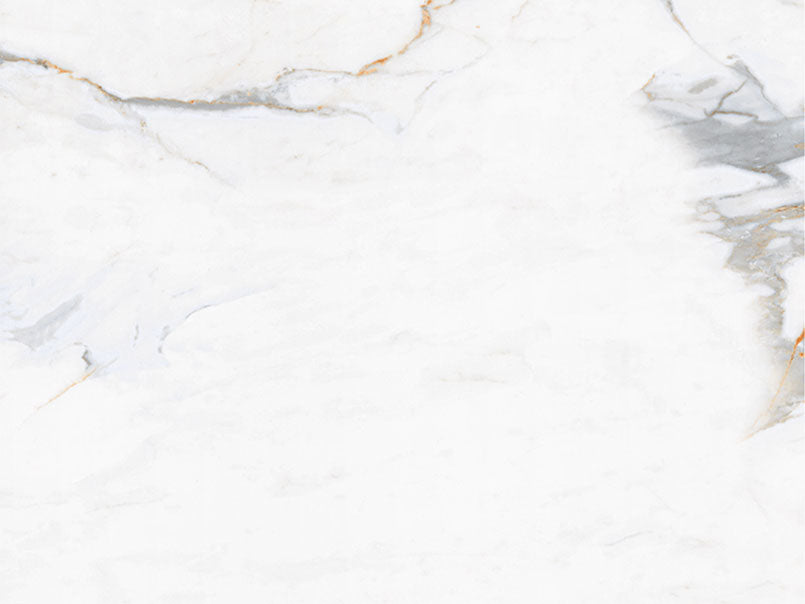 32x72 Azure Marble-Look Polished Smooth Porcelain Tile Slab