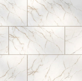 12x24 Kaya Marble-Look Matte Smooth Porcelain Tile