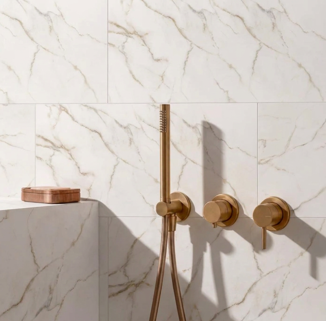 12x24 Kaya Marble-Look Matte Smooth Porcelain Tile