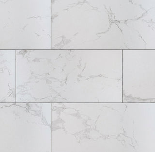 12x24 Praia Marble-Look Matte Smooth Porcelain Tile