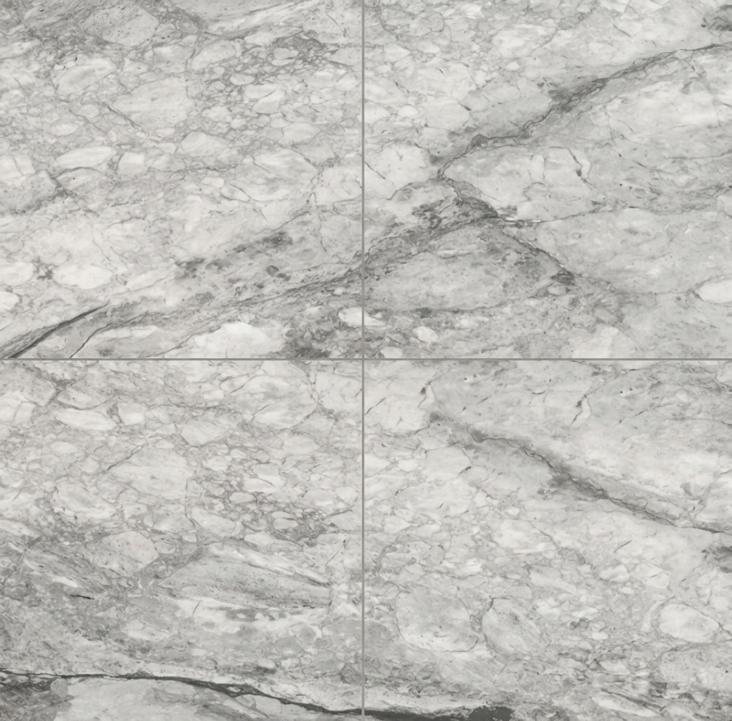 24x24 Kaya Intense Veining Marble-Look Matte Smooth Porcelain Tile