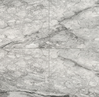 24x24 Kaya Intense Veining Marble-Look Matte Smooth Porcelain Tile
