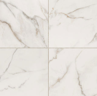 24x24 Kaya Marble-Look Matte Smooth Porcelain Tile