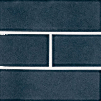 4x12 Bay Solid-Color Glossy Smooth Ceramic Tile