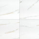 24x24 Aria Bianco Marble-Look Polished Smooth Porcelain Tile