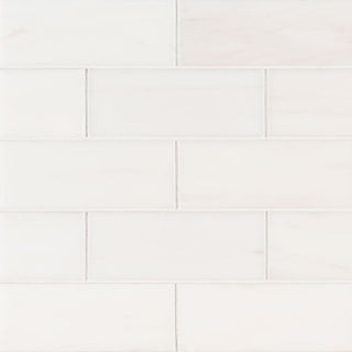 Cream White - 3x6 Bianco Natural-Look Polished Smooth Marble Tile