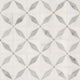 12x12 Bianco Star Diamond Mosaic Polished Marble Tile