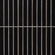 1x6 Black Mate Mosaic Solid-Color Matte Smooth Porcelain Tile