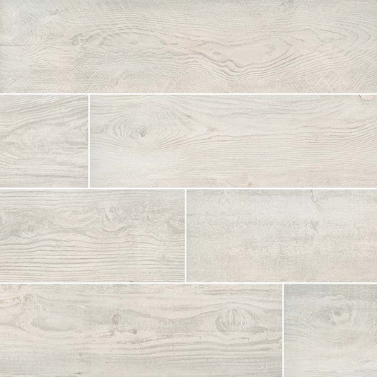 8x47 Caldera Wood-Look Matte Textured Porcelain Tile
