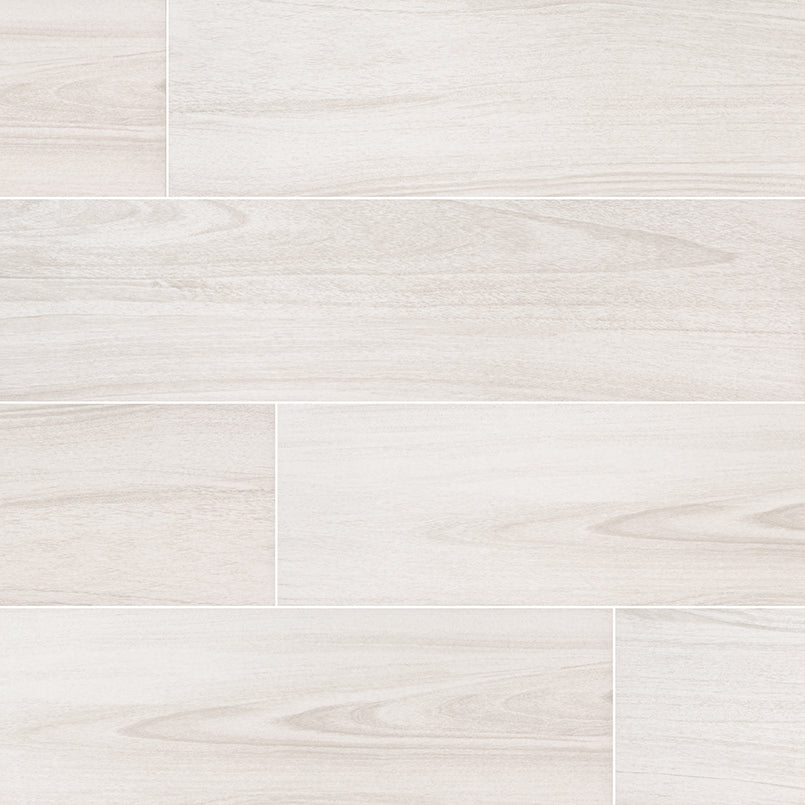 10x40 Braxton Blanca Wood-Look Matte Smooth Porcelain Tile