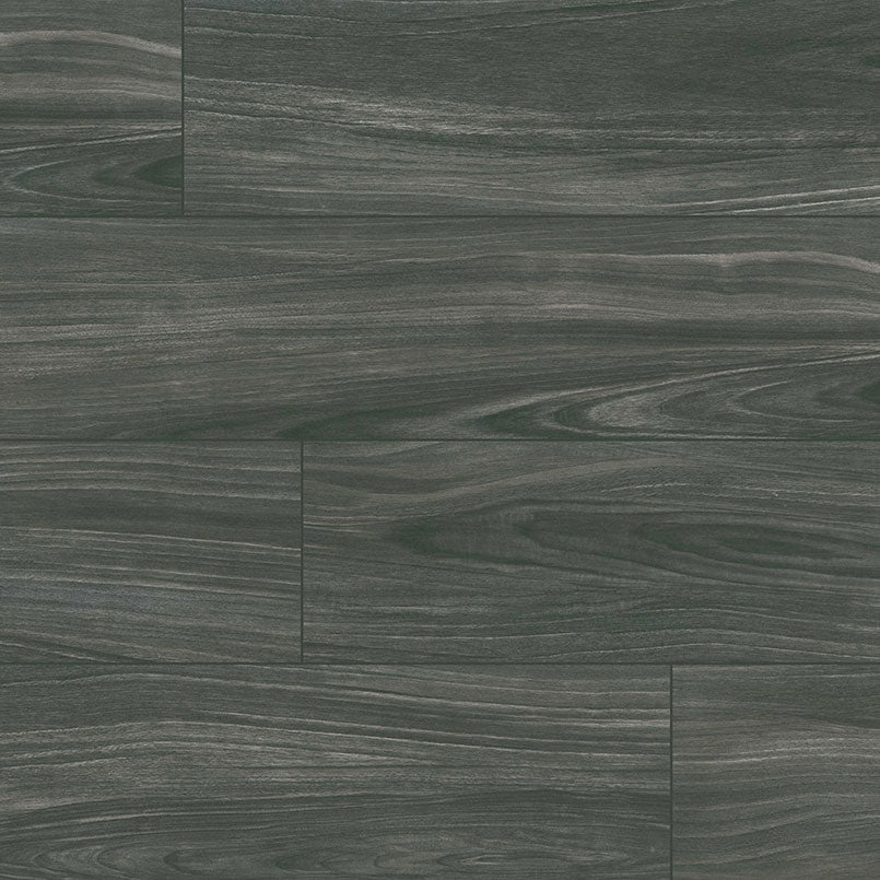 10x40 Braxton Midnight Wood-Look Matte Smooth Porcelain Tile