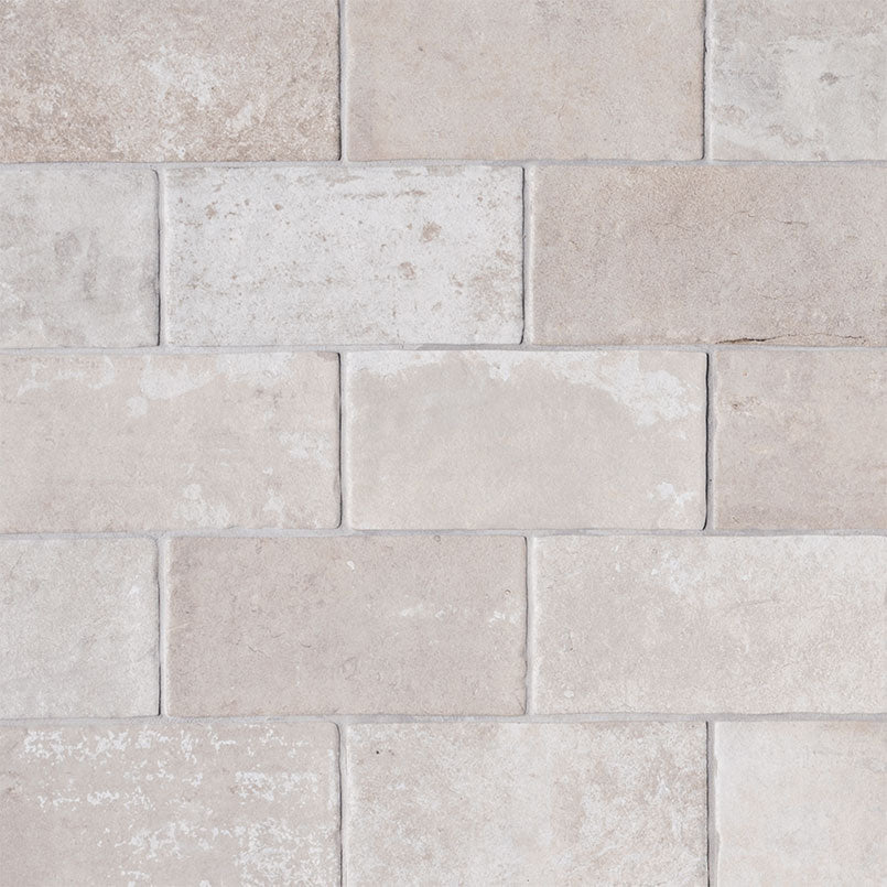 5x10 Brickstone Natural-Look Matte Textured Faux Stone Tile
