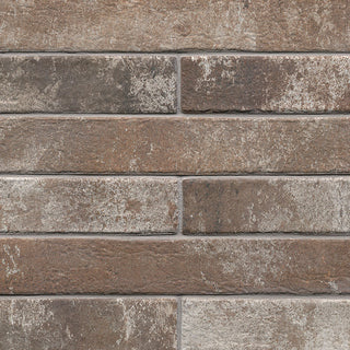 2x18 Brickstone Natural-Look Matte Textured Faux Brick Tile