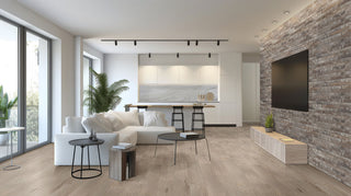 Brown Gray - 2x18 Brickstone Natural-Look Matte Textured Faux Brick Tile