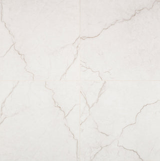 24x24 Brighton Marble-Look Polished Smooth Porcelain Tile