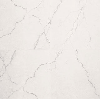 24x24 Brighton Marble-Look Polished Smooth Porcelain Tile