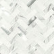 1x3 Bytle Herringbone Mosaic Metallic-Look Metallic Smooth Porcelain & Glass Tile