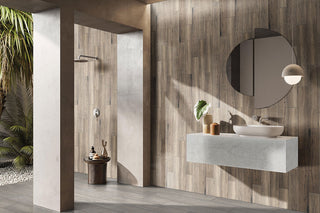 Warm Brown - 6x36 Antoni Wood-Look Matte Textured Porcelain Tile