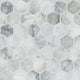 12x12 Calacatta Hexagon Mosaic Natural-Look Honed Smooth Marble Tile