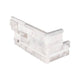 6x18 Calacatta Natural-Look Matte Split-Face Marble Stone Corner