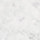 12x12 Calacatta Arabesque Mosaic Natural-Look Honed Smooth Marble Tile