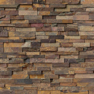 Earth Brown - 6x24 California Natural-Look Matte Textured Slate Tile