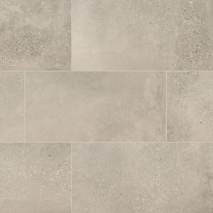 12x24 Calypso Concrete-Look Matte Textured Porcelain Tile