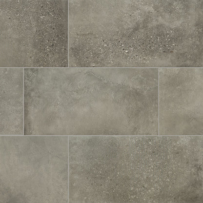 24x48 Calypso Concrete-Look Matte Textured Porcelain Tile