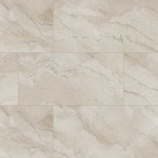 24x48 Calypso Marble-Look Matte Smooth Porcelain Tile