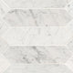 3x12 Carrara Picket Mosaic Natural-Look Honed Smooth Marble Tile