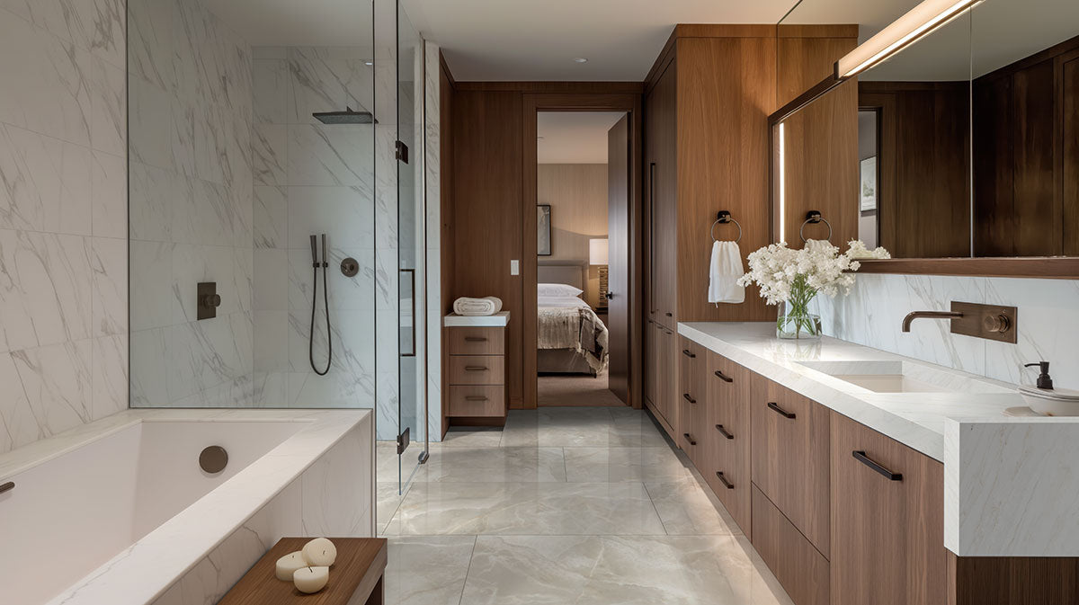 24x48 Alura Solid-Color Polished Smooth Porcelain Tile