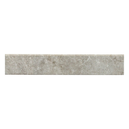 3x18 Ansello Bullnose Stone-Look Matte Smooth Ceramic Tile