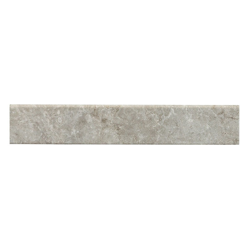 3x18 Ansello Bullnose Stone-Look Matte Smooth Ceramic Tile