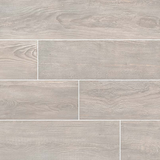 8x47 Caldera Wood-Look Matte Textured Porcelain Tile