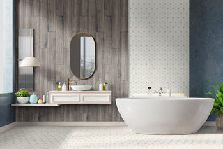 Weathered Gray - 6x36 Antoni Wood-Look Matte Textured Porcelain Tile