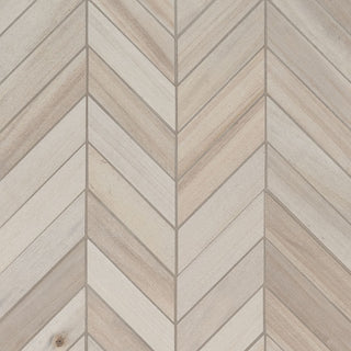 12x15 Havenwood Chevron Mosaic Wood-Look Matte Smooth Ceramic Tile