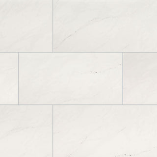 12x24 Aria Ice Stone-Look Polished Smooth Porcelain Tile