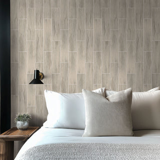 Ice Grey - 6x24 Balboa Wood-Look Matte Smooth Ceramic Tile