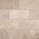 3x6 Bologna Patterned Natural-Look Matte Smooth Travertine Tile